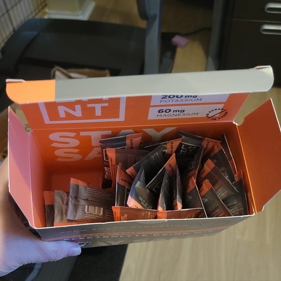 LMNT Watermelon & Raspberry Salt Electrolyte Drink Mix - Picture 5 of 6